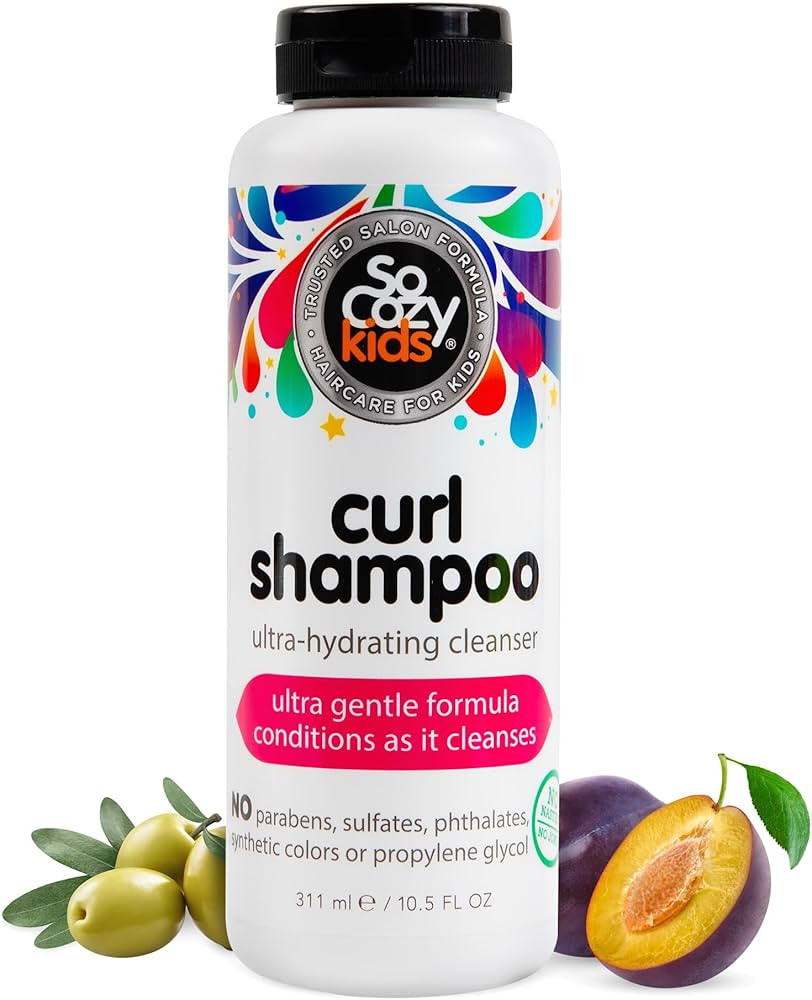 SoCozy Curl Shampoo | For Kids Hair | Ultra-Hydrating Cleanser | No Parabens, Sulfates, Synthetic... | Amazon (US)