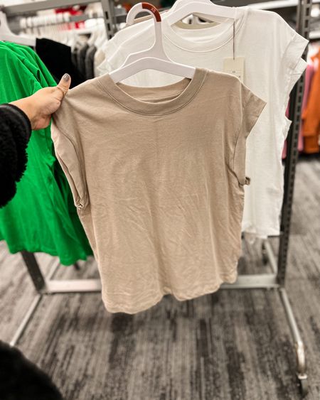 $10 short sleeve tees! More colors available 

Target style, Target finds, basics, neutral style, affordable style 

#LTKstyletip #LTKunder50