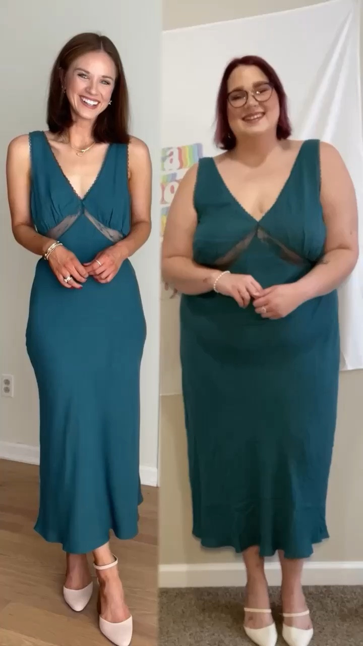Hallie on left wearing s
Hayley on right wearing 3XL

wedding guest dress // target dress // fall dress // midi dress

#LTKfindsunder50 #LTKSeasonal #LTKwedding
