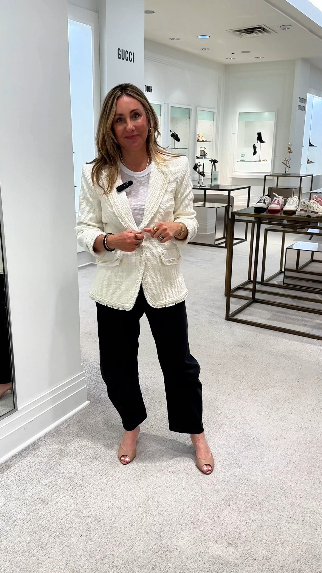 The ONE shoe every woman needs? A nude pump/slingback/flat in a shade close to your skin tone.✨

Why? It creates a seamless, leg-lengthening effect, letting your outfit shine! 💃 From jeans to dresses, it's a versatile must-have.

P.S. @saks has an amazing selection of nude shoes to complement every skin tone and style.  Find your perfect match and watch your outfits instantly elevate! #SaksPartner #Saks #Liketkit

#LTKOver40 #LTKVideo #LTKStyleTip