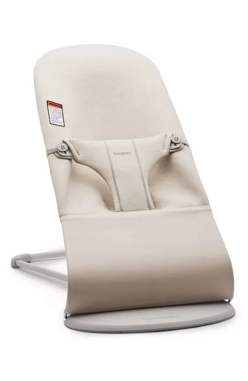 BabyBjörn Bouncer Bliss Convertible Jersey Baby Bouncer in Light Beige at Nordstrom | Nordstrom