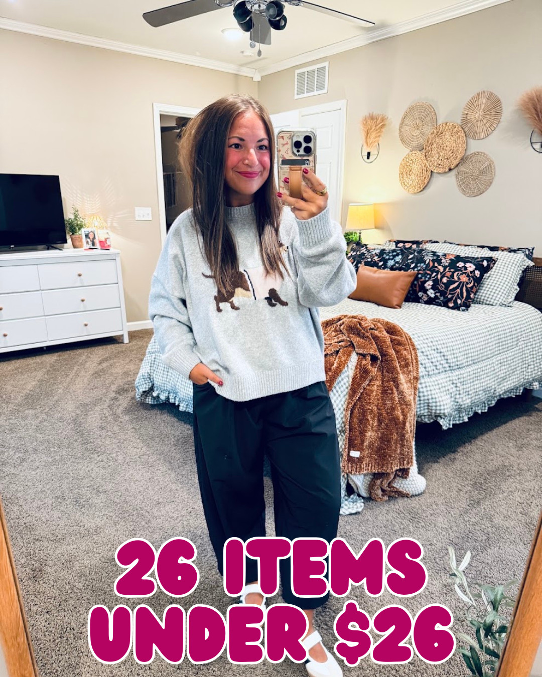 26 items under $26! 💕 This little dog sweater caught my eye, and I’ve rounded up 25 more affordable finds for you to shop. Which one is your favorite? 🛍️ 

 #LTKSaleAlert