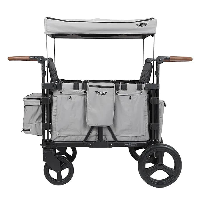 XC+ 2.0 Luxury Comfort Stroller Wagon 4 Passenger - Grey | REBEL (formerly Rebelstork)