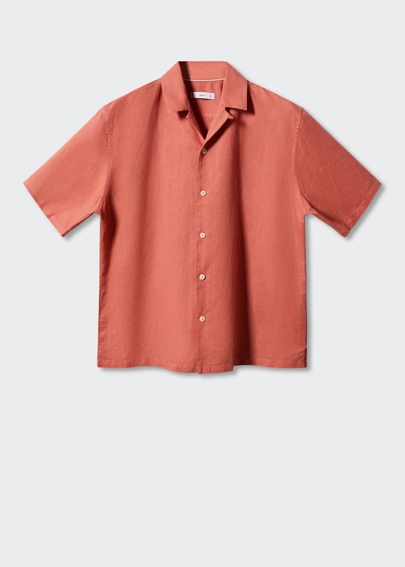 Search: Short sleeve linen shirt (3) | Mango Man USA | MANGO (US)