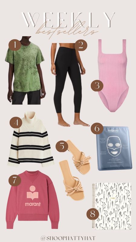 Weekly best sellers - net a port swimsuits - one piece - resort style - neutral flats - Lululemon leggings - 2023 calendar - H&M sweaters 

#LTKbeauty #LTKtravel #LTKstyletip