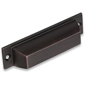 Southern Hills Oil Rubbed Bronze Cup Drawer Pulls - Pack of 5 - Mission Craftsman Cabinet Hardwar... | Amazon (US)