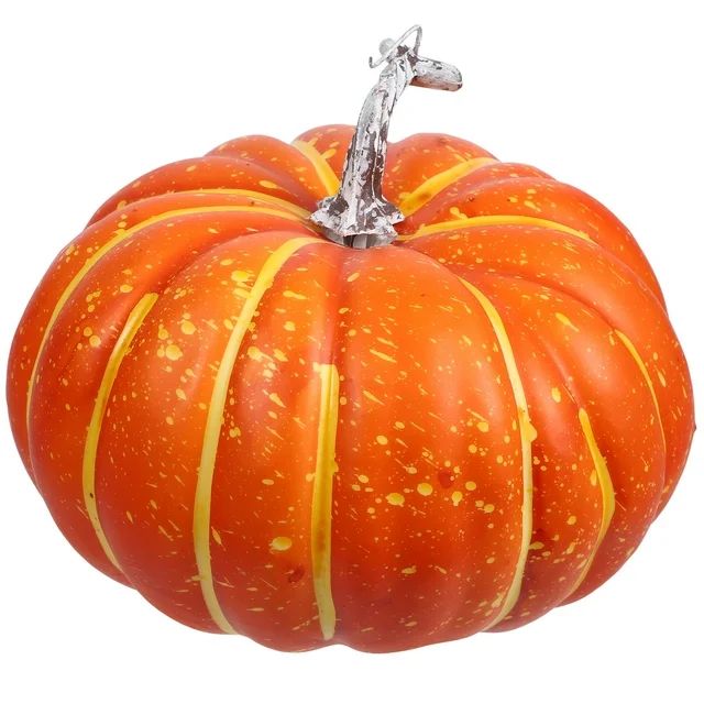 Qumonin Artificial Pumpkin Model Foams Fake Pumpkin Decoration for Halloween Party - Walmart.com | Walmart (US)