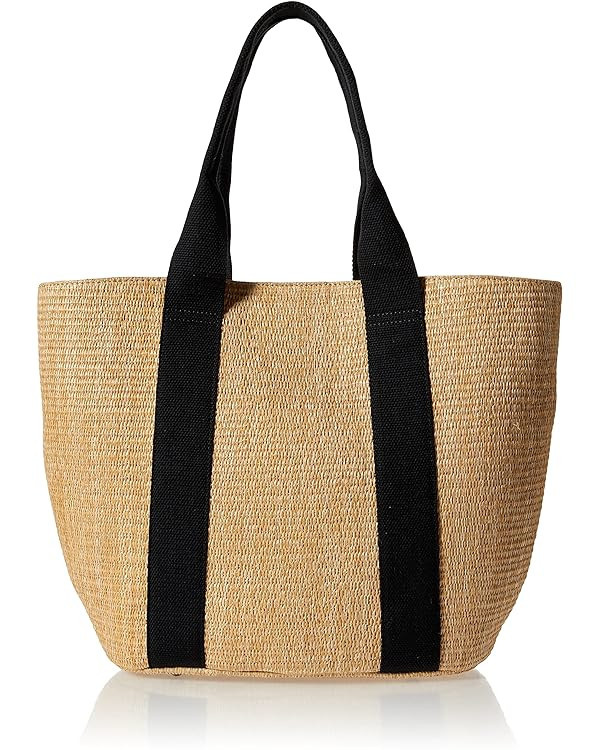 The Drop Tracy Large Canvas Detail Straw Tote | Amazon (US)