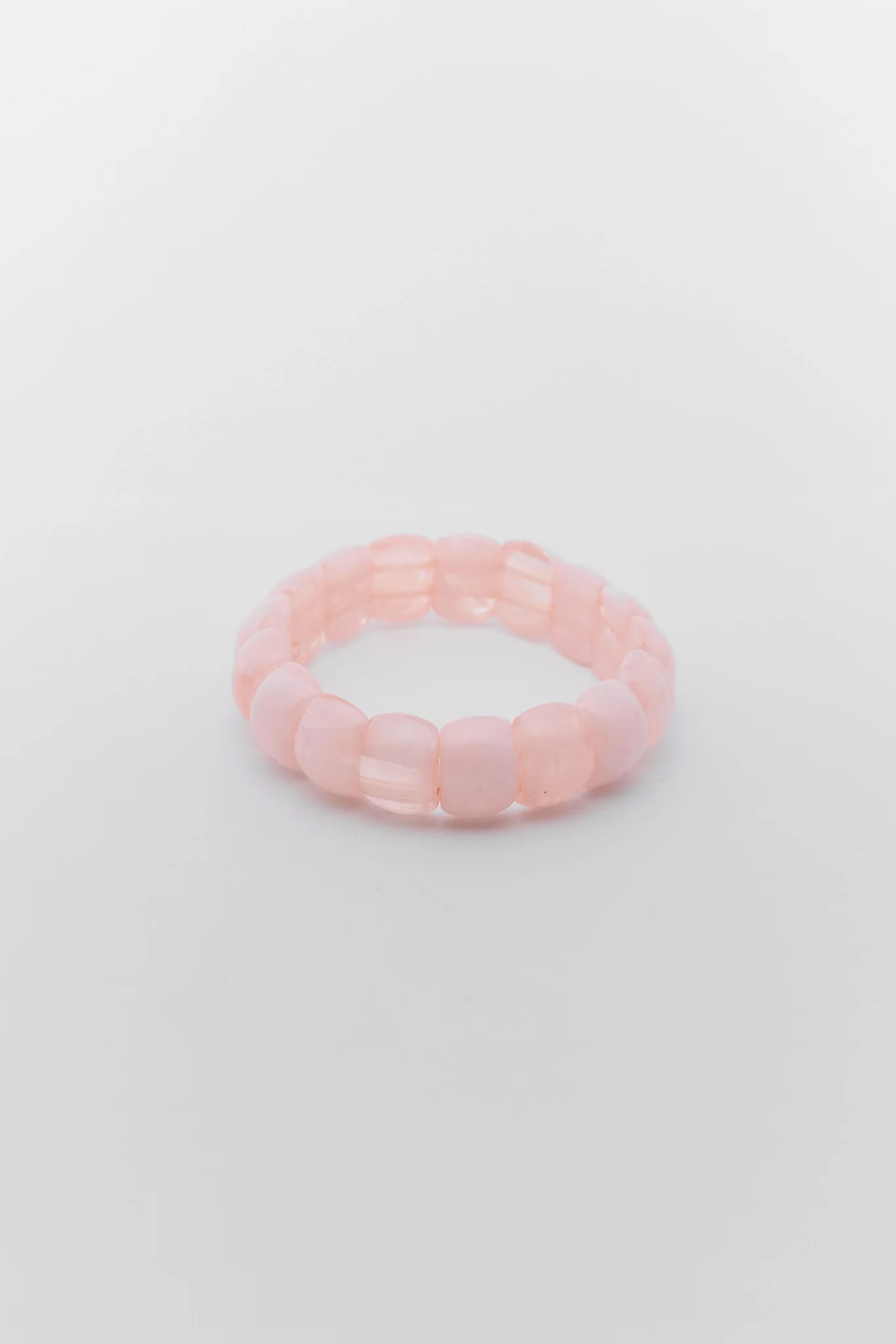 Pink Beaded Stretch Bracelet | Avara