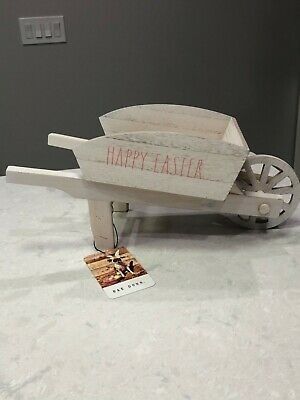 "Happy Easter” wooden wheelbarrow | eBay US