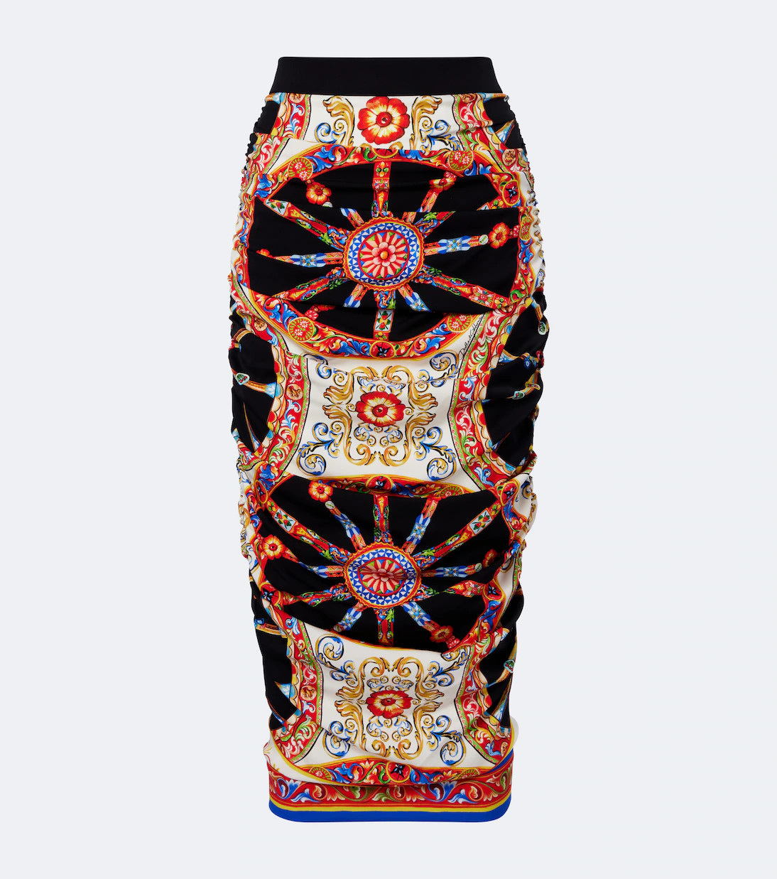 Carretto silk-blend midi skirt | Mytheresa (US/CA)