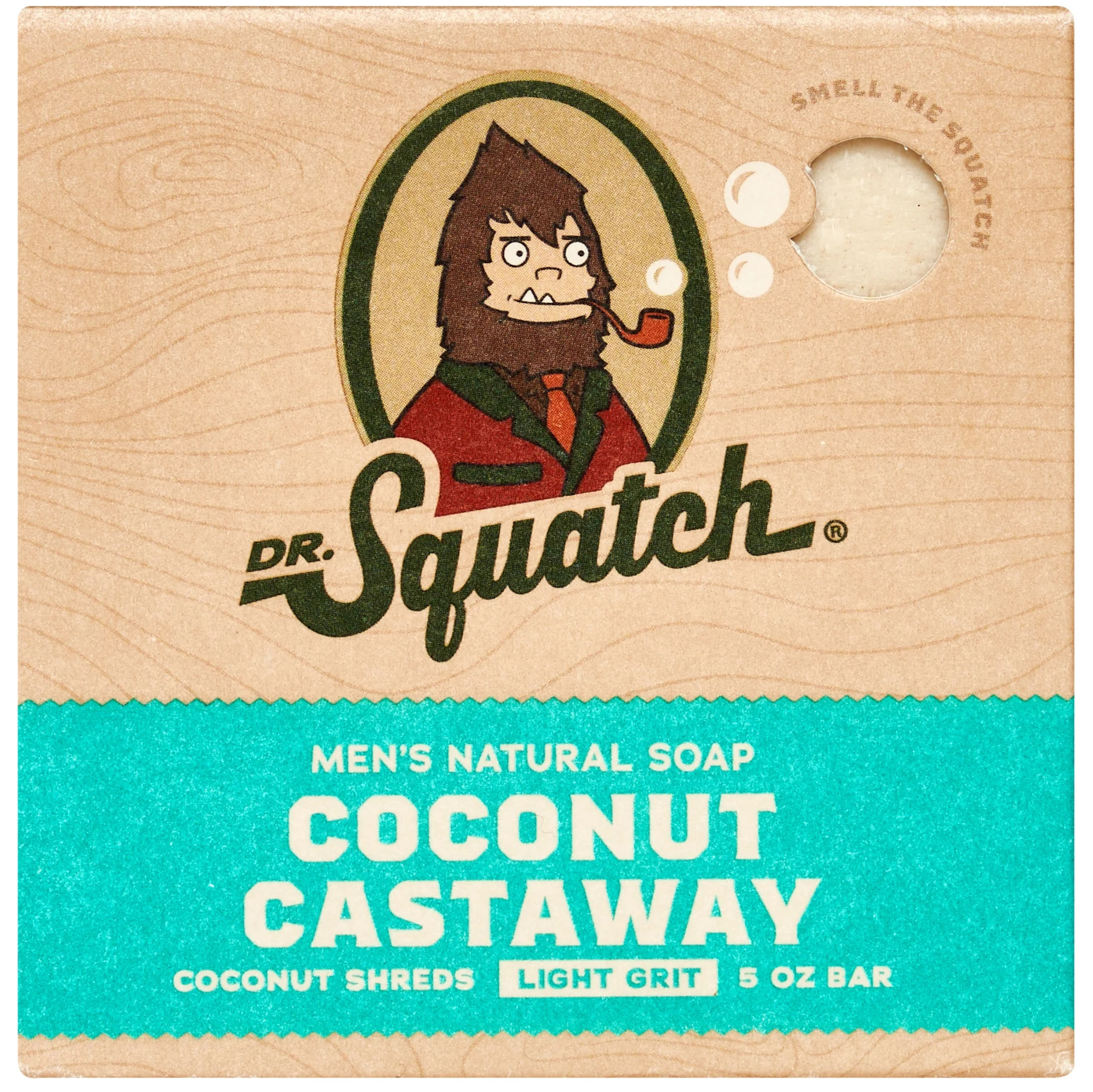 Dr. Squatch Coconut Castaway Natural Bar Soap for Men, 5 oz | Walmart (US)