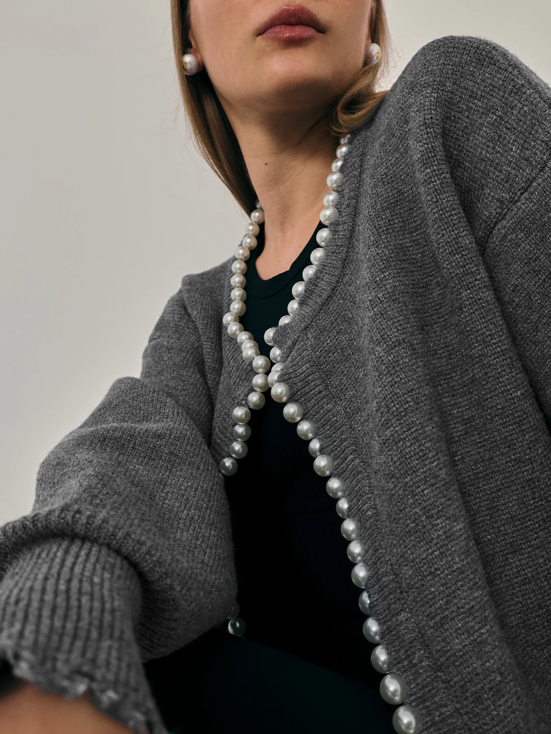 Grey Cardigan | Vita Grace