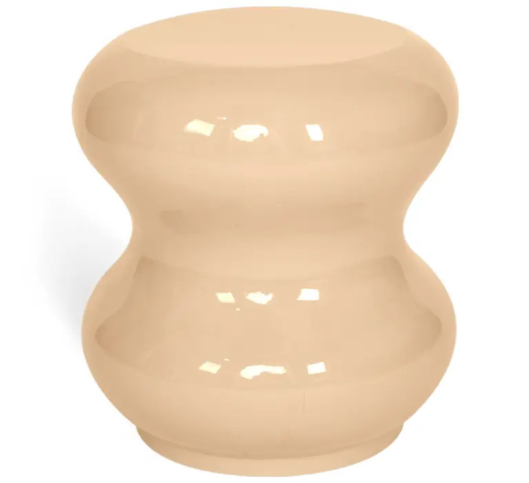 TAMMA Meuble d'appoint, Fibre de verre, Beige, H42 | NV Gallery (FR)