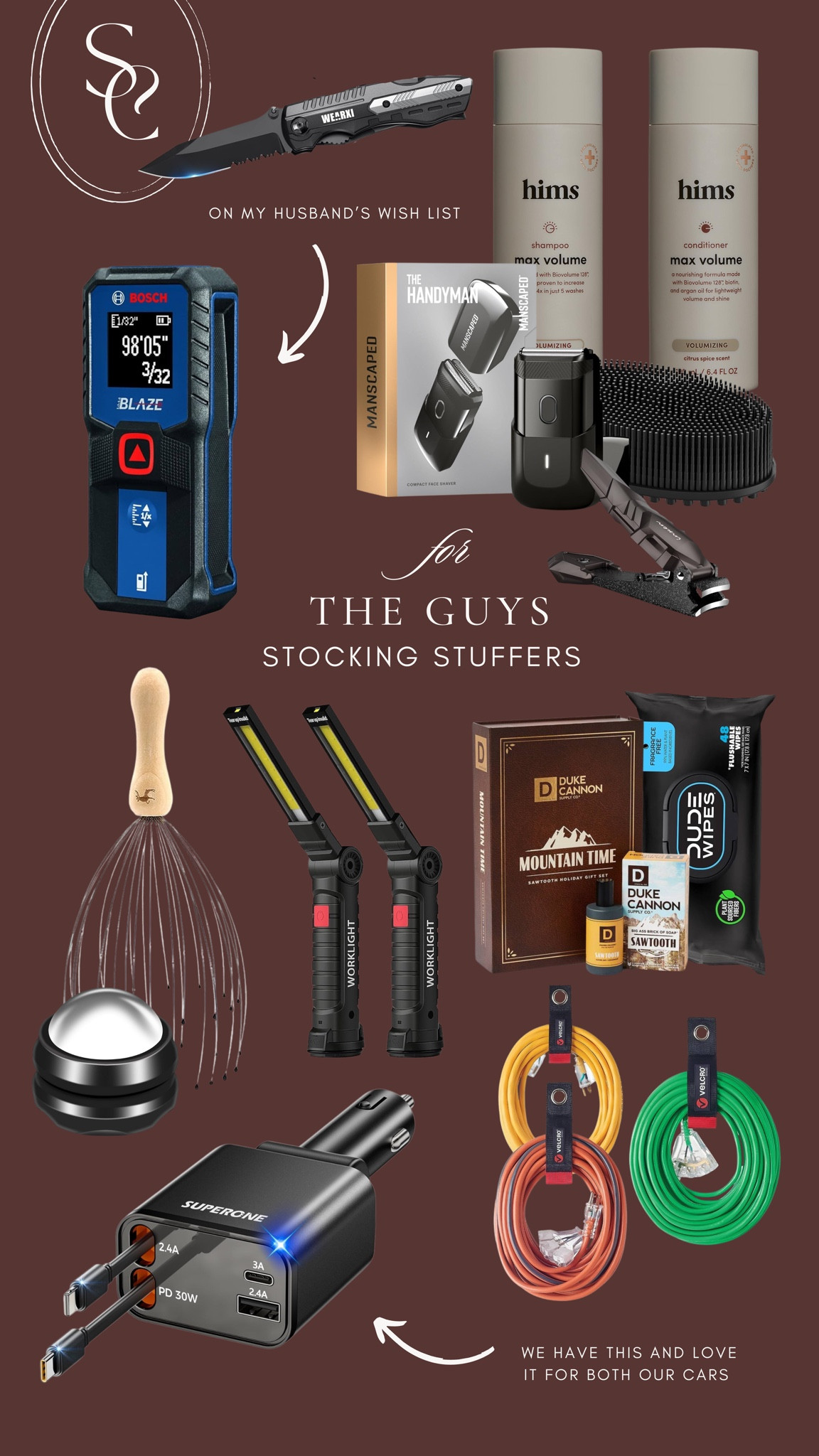 Stocking stuffers for THE GUYS

#giftsforhim #stockingstuffers #forhim 

#LTKGiftGuide #LTKMens #LTKFindsUnder50