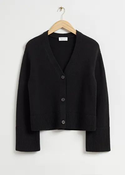 Oversized Wool Knit Cardigan | & Other Stories US