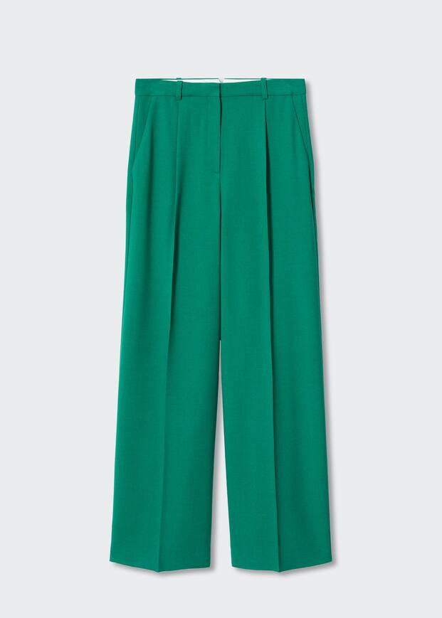 Wool suit pants -  Women | Mango USA | MANGO (US)