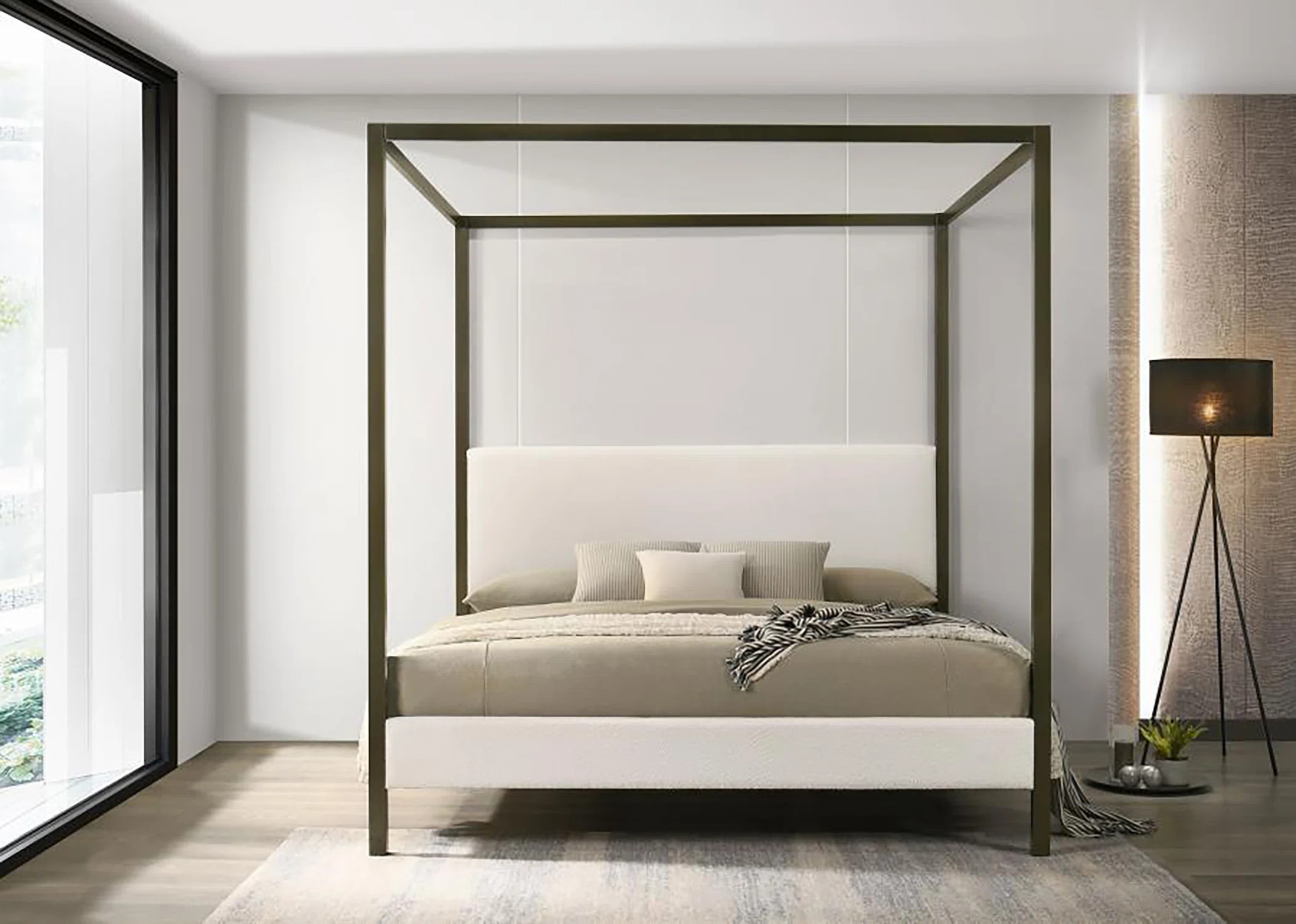 Crestwood Upholstered Canopy Bed | Wayfair North America