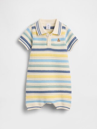 Baby Polo Shirt Sweater Shorty One-Piece | Gap (CA)