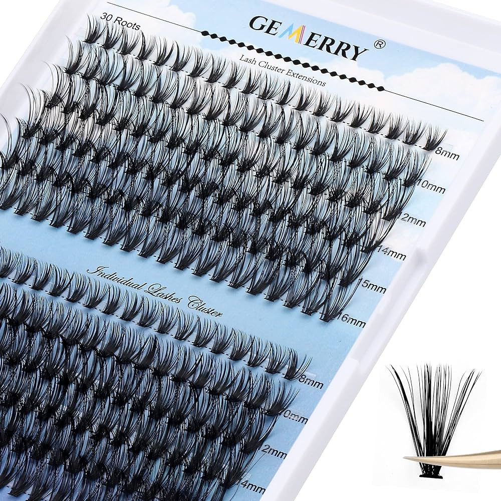 Individual Lashes Large Tray 240pcs 0.07mm 30D+40D D Curl Mix 8-16mm Inidividual Lashes Cluster S... | Amazon (US)