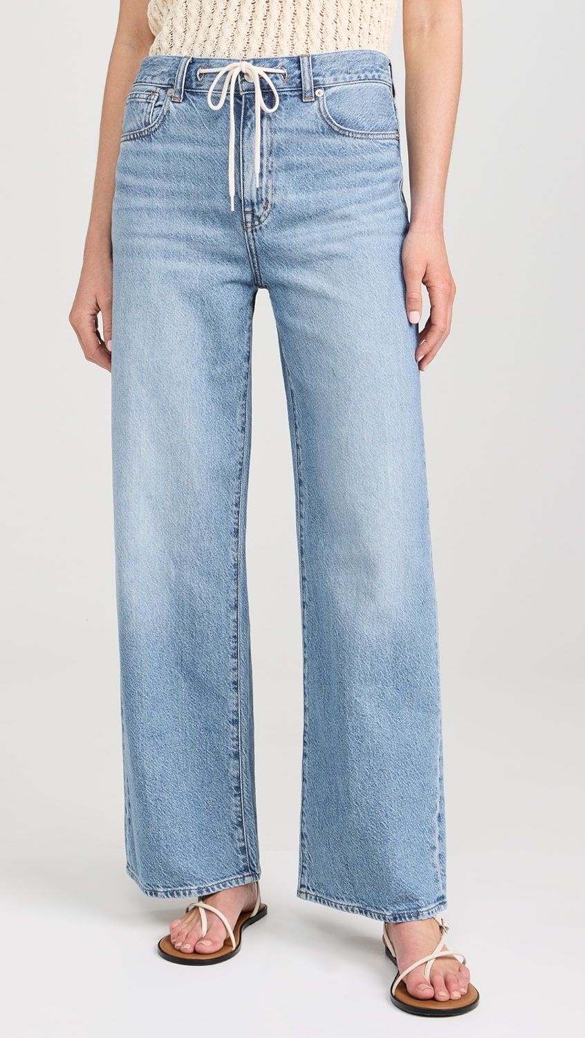 Superwide-Leg Jeans: Drawstring Edition | Shopbop
