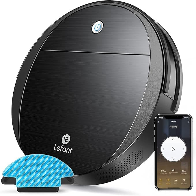 Robot Vacuum Cleaner 11 inch Small Body 500ml Dust Box Without Roller Brush Tangle-Free Suction V... | Amazon (US)