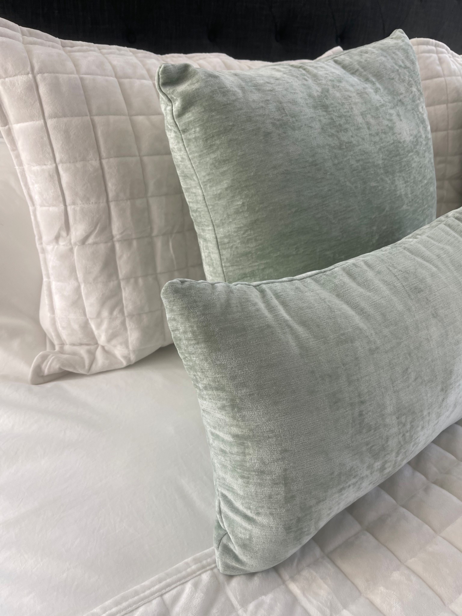 Transitioning bedding to spring! Velvet comforter, cozy pillow covers! 

#LTKSeasonal #LTKHome