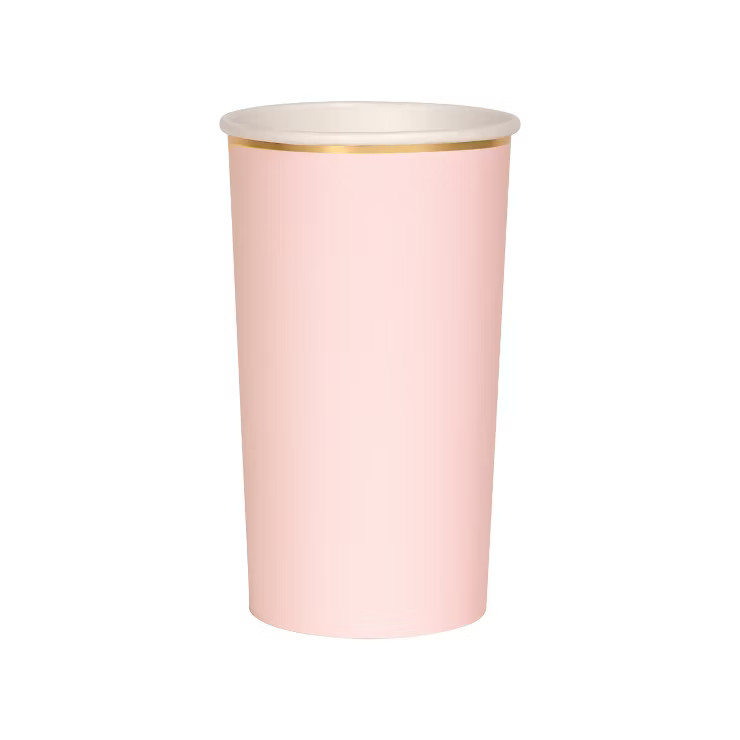 Meri Meri Dusky Pink Highball Cups (Pack of 8) | Target