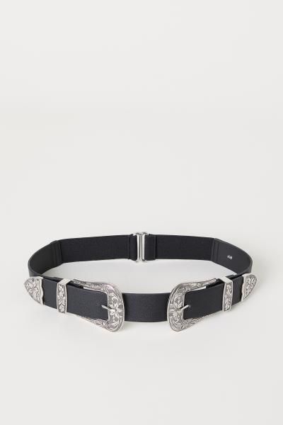Waist Belt - Black/silver-colored - Ladies | H&M US | H&M (US + CA)