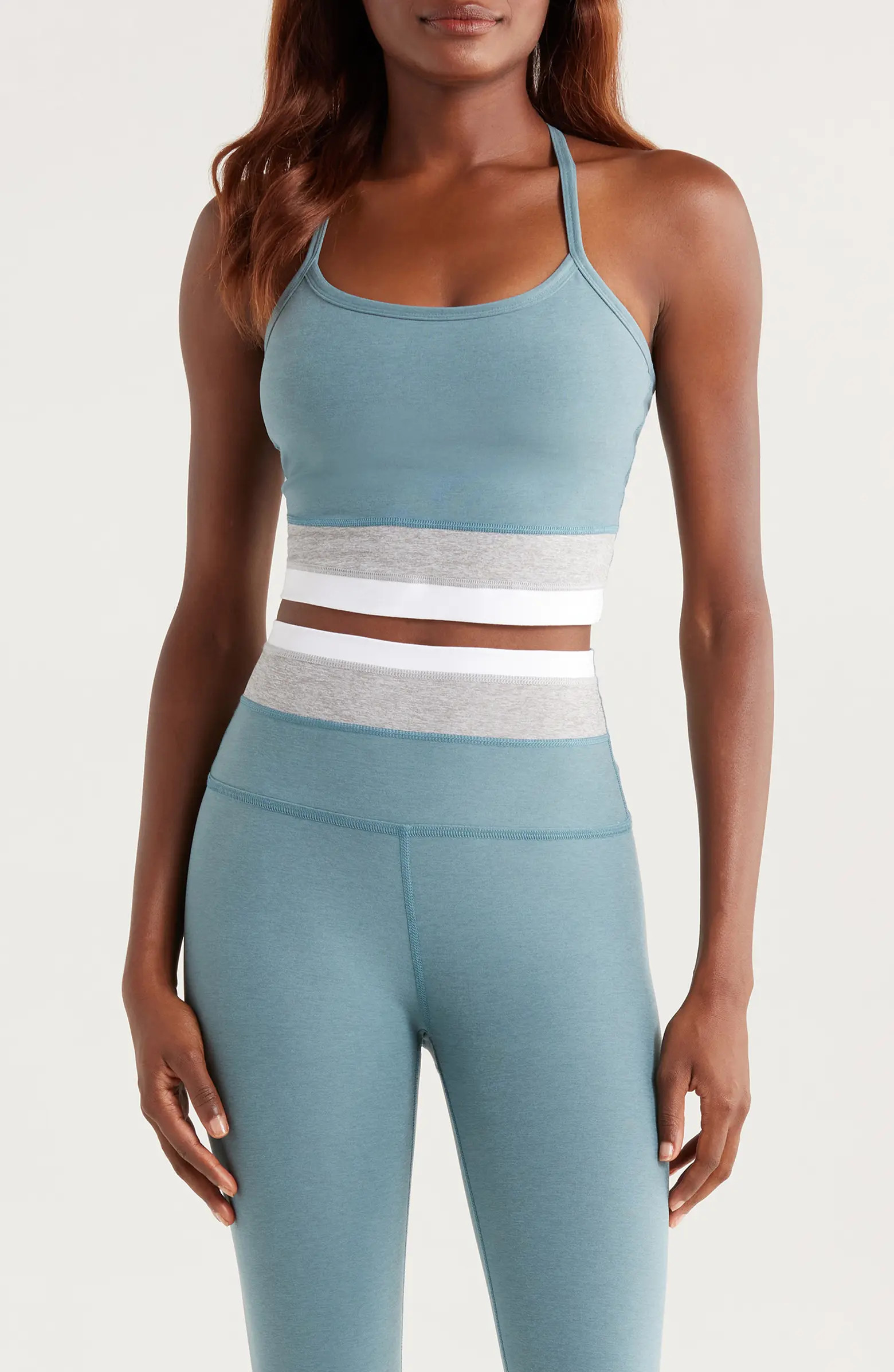 Colorblock Space Dye Crop Tank Top | Nordstrom