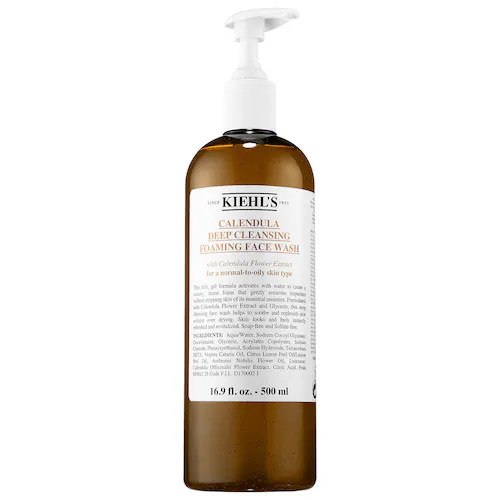 Calendula Deep Clean Foaming Face Wash - Kiehl's Since 1851 | Sephora | Sephora (US)