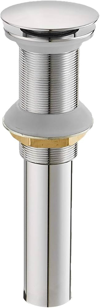 Bathroom Faucet Vessel Vanity Sink Push Pop up Drain Stopper Without Overflow Chrome Fits Bathroo... | Amazon (US)