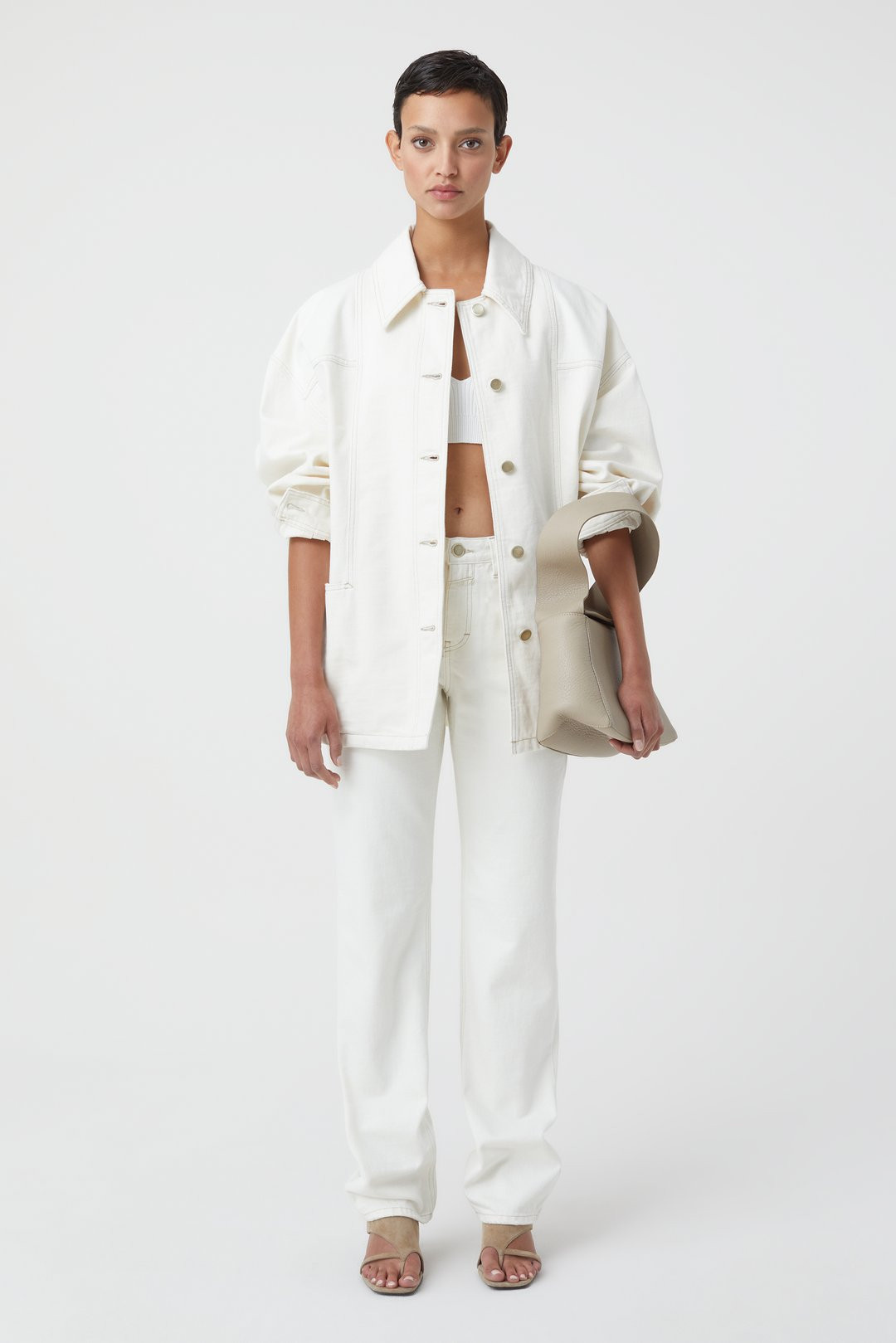 Ecru Denim Jacket | Closed