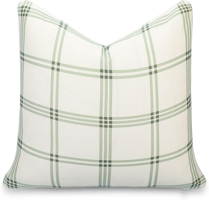 Crumbs Home Modern Farmhouse California Casual Indoor Outdoor Throw Pillow Cover, 22"x22" Water R... | Amazon (US)