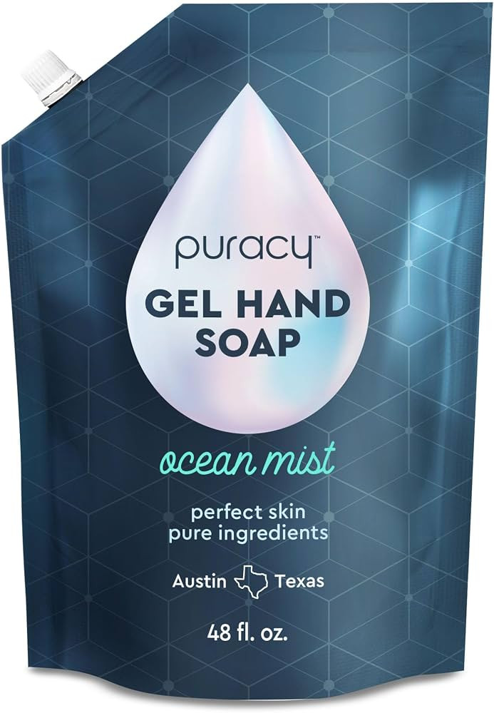 Puracy Gel Hand Soap Refill - Plant-Powered Natural Hand Soap Refill As Seen on TikTok, Non-Toxic... | Amazon (US)