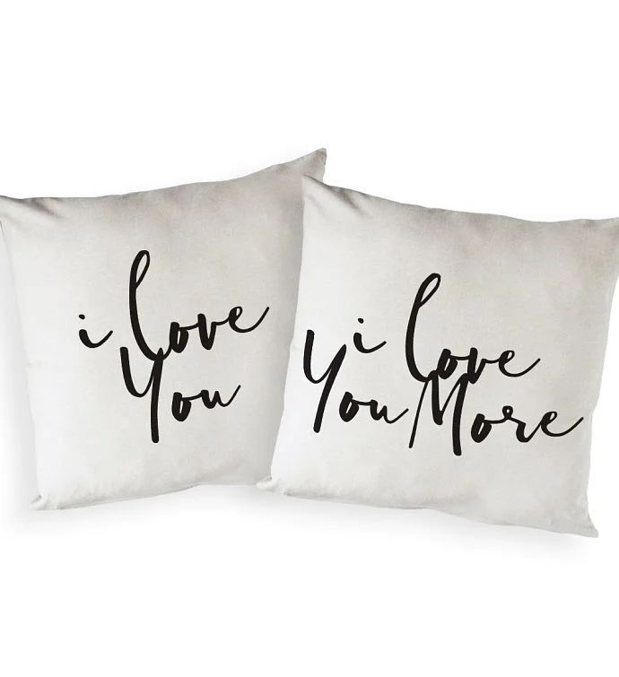Pillow Cover Sets for Couples | 1800flowers.com