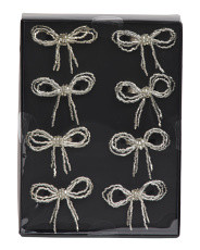 8pk Bow Napkin Rings | Marshalls