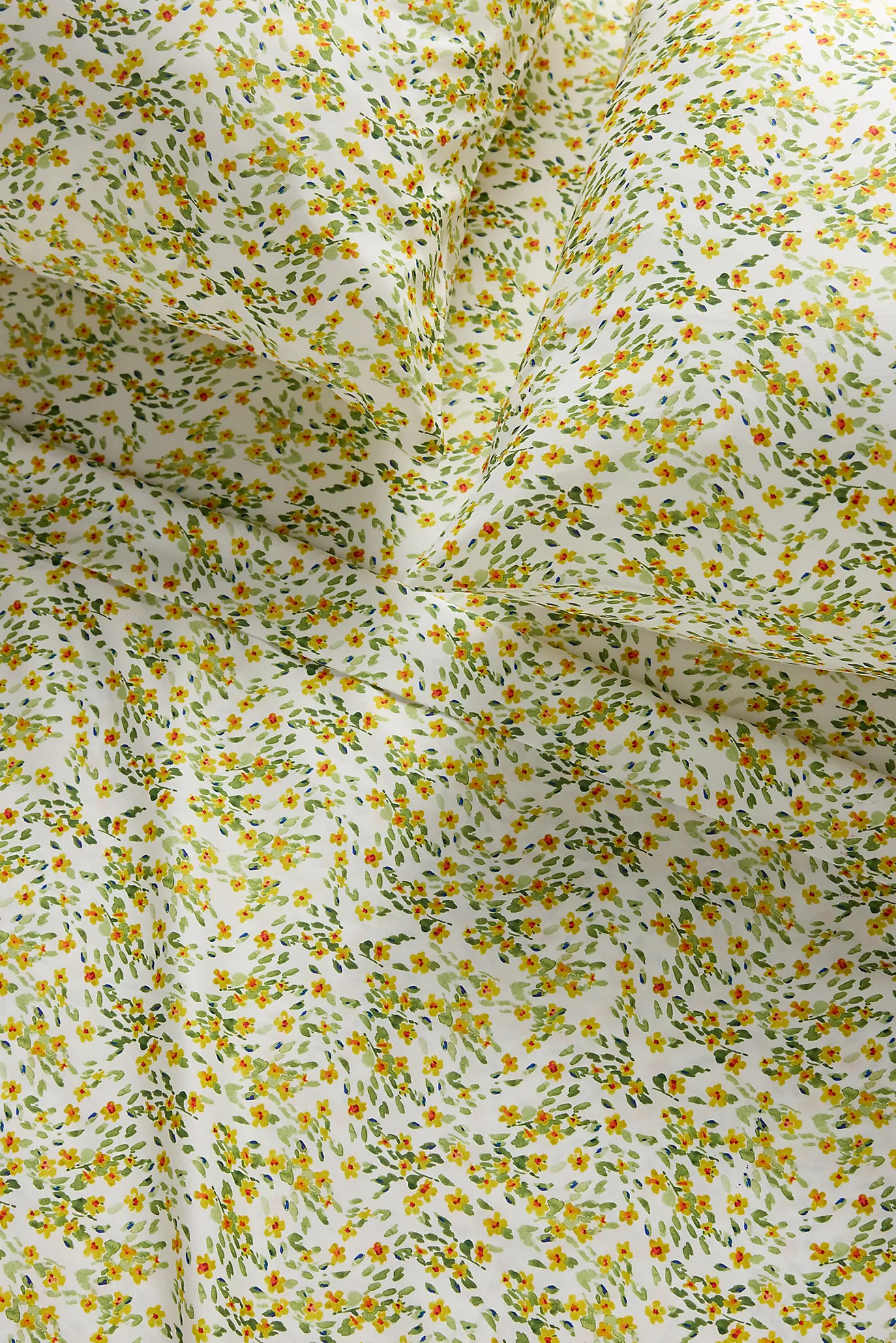 @nestingwithgrace Cotton Sateen Floral Printed Sheet Set | Anthropologie (US)