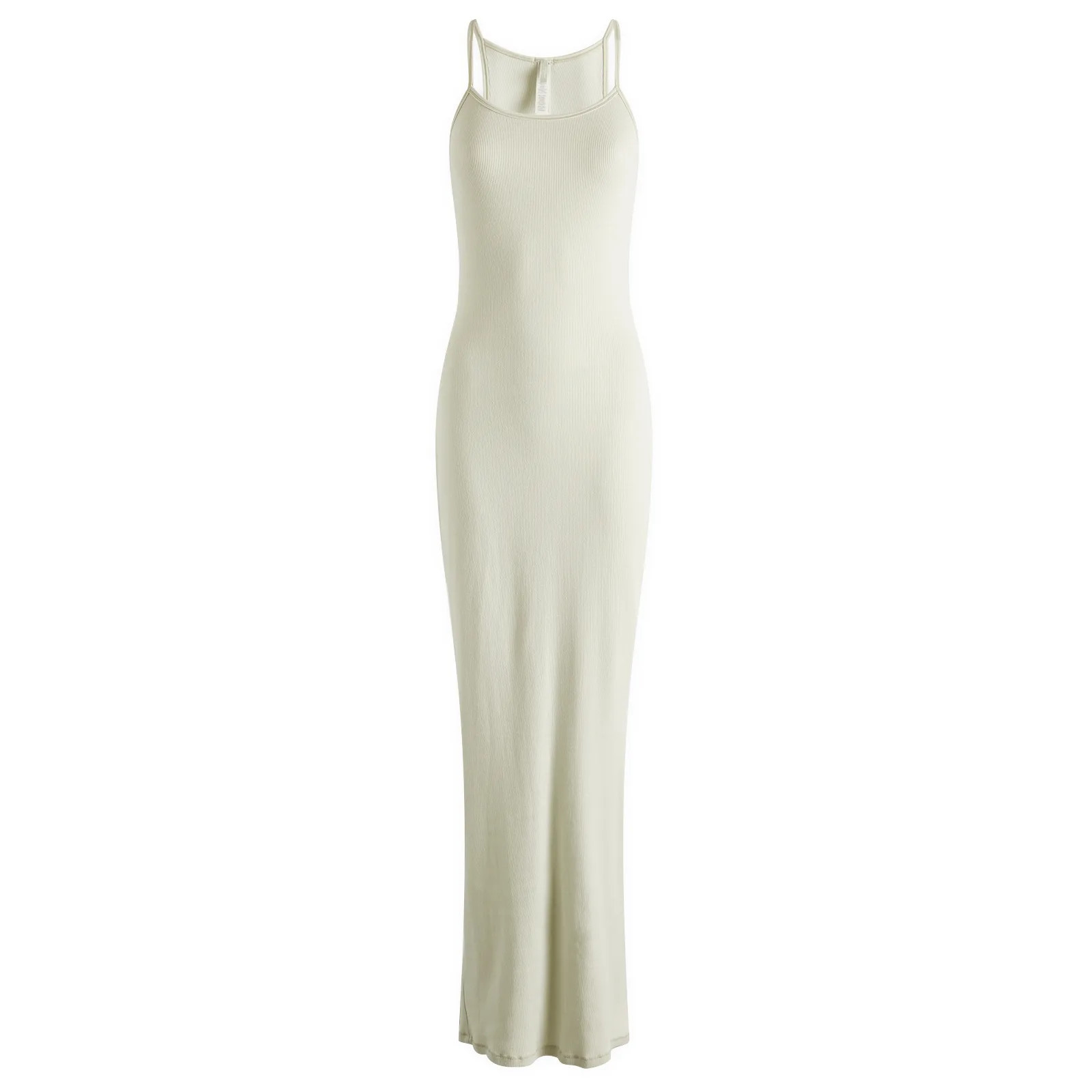 SKIMS Women's Cotton Rib Long Tank Dress in Spearmint, Size XX-Large | END. Clothing