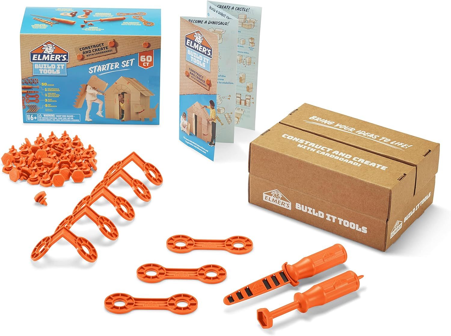 Amazon.com: Elmer's Build It Tools Kids Crafts, Assorted 60 Count | Amazon (US)