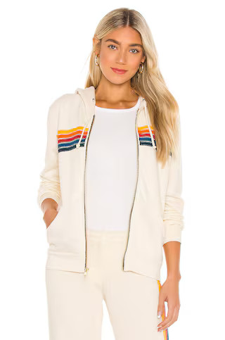 5 Stripe Hoodie in Vintage White | Revolve Clothing (Global)