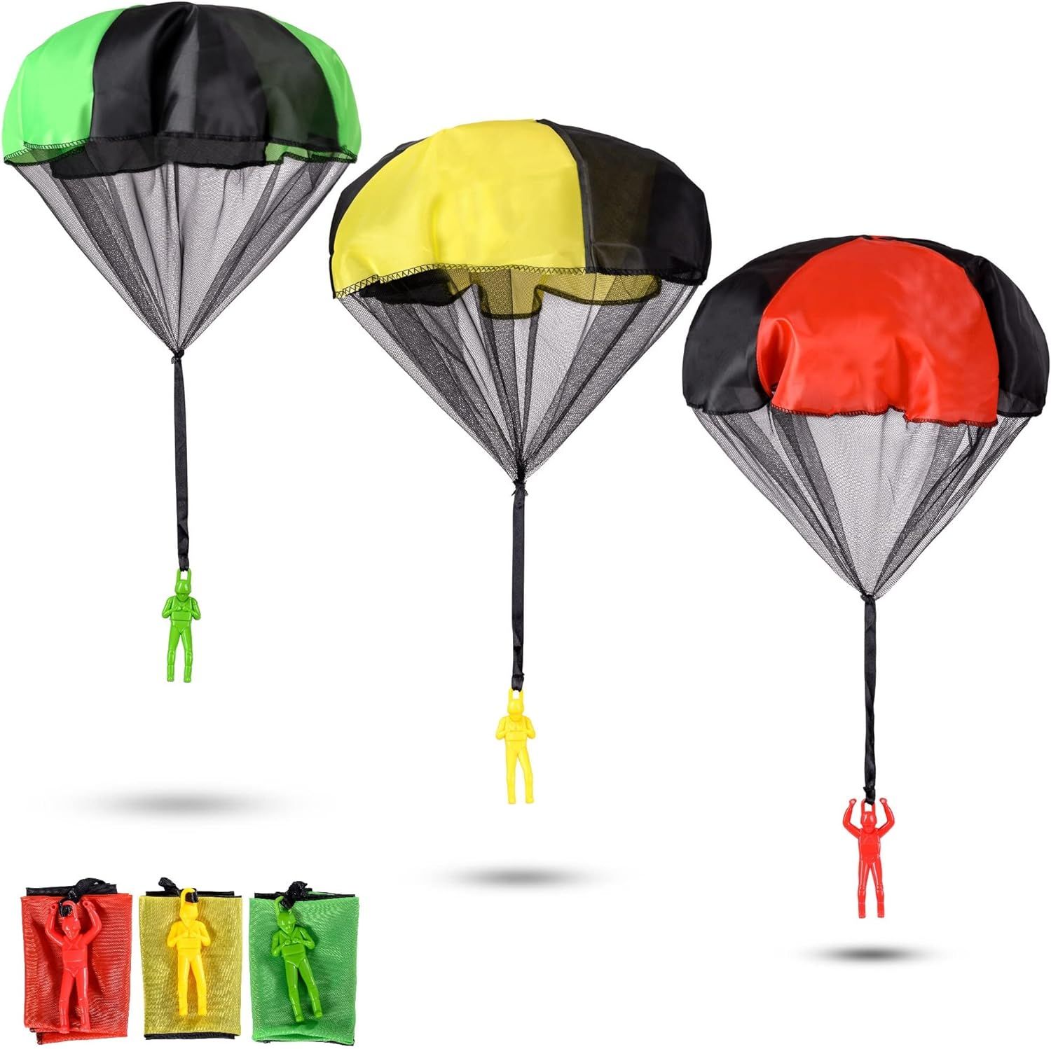 nutty toys Parachute Toys for Kids - Tangle Free Outdoor Flying Parachute Men, Best Small Outside... | Amazon (US)