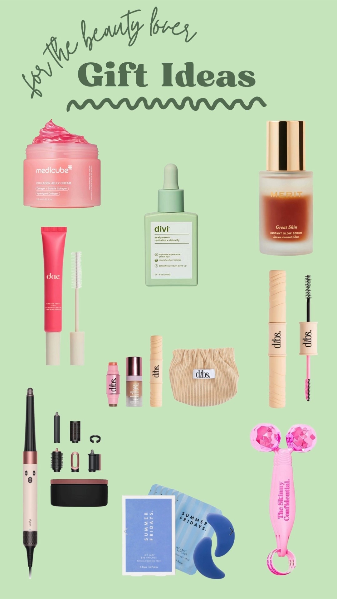Gift guide for the beauty lover! 

Gift ideas. Makeup. Skincare. Trending. Best sellers. Viral. Affordable. Gift guide. Dyson. Dibs set  

#LTKHoliday #LTKGiftGuide #LTKBeauty