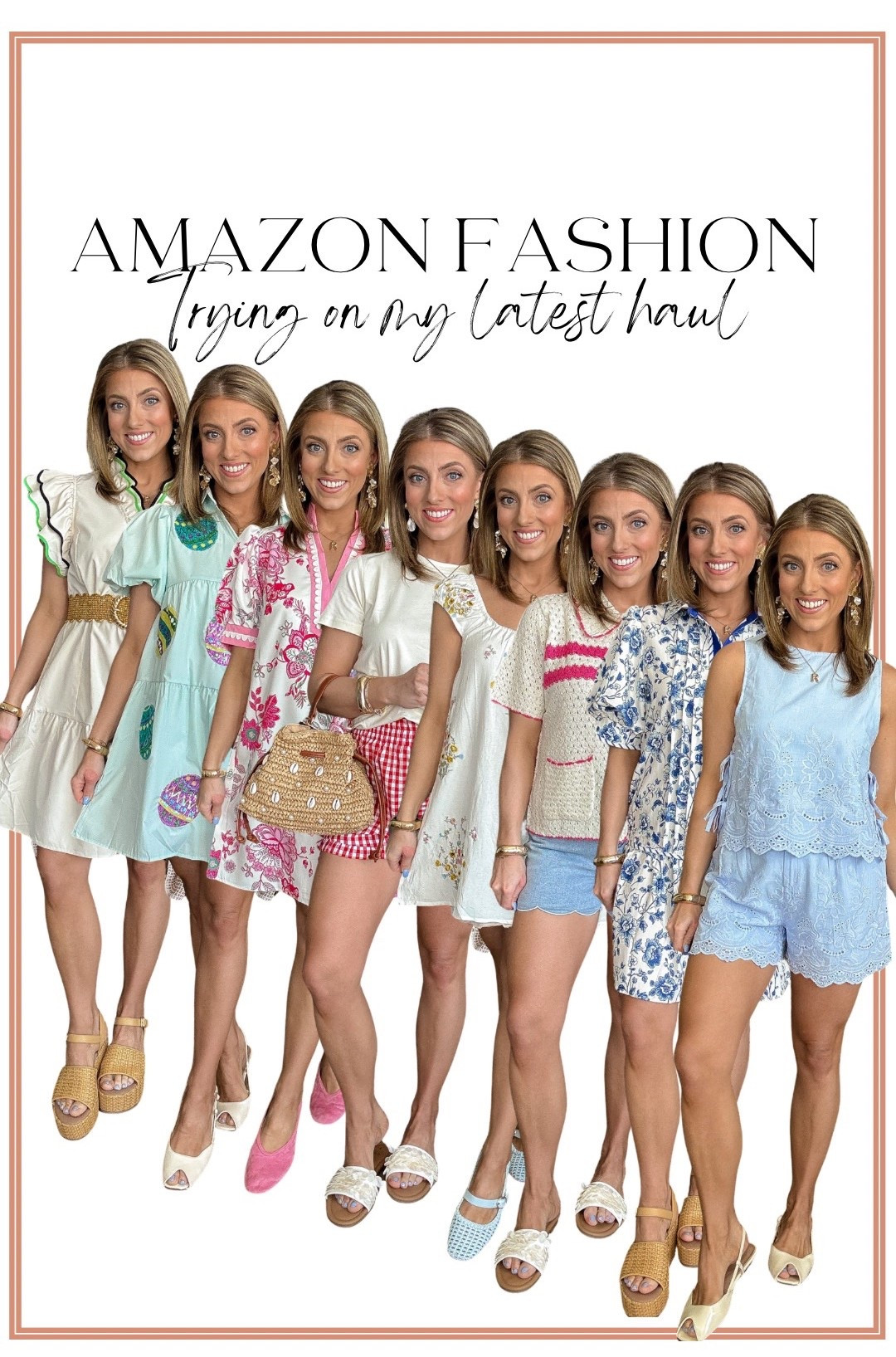 Amazon fashion haul and I am SHOOK at how good these new finds are 🤍✨ These pieces seriously look like they came from Anthro, Tuckernuck, or a high-end boutique, but everything is from Amazon and the quality is so good!! 👗🛍️

So many cute spring outfits, dresses, matching sets, lace, embroidery, and colorful prints 🌸💙 Perfect for everyday outfits, vacations, family photos, church, showers, and all the spring events coming up ☀️🌿 I love when I find pieces that look expensive but have that Amazon price point we all love 💸🤍

This haul has some of my favorite finds lately and almost everything comes in multiple colors and sizes 🎀 If you love that classic, feminine, coastal, boutique style… you are going to love these 🐚🌷✨



#amazonfashion #amazonhaul #amazonfashionfinds #amazonstyle #amazonoutfits #springoutfits #springfashion #dressseason #boutiquestyle #anthrostyle #tuckernuckstyle #femininefashion #momstyle #affordablefashion #amazonfinds #outfitideas #vacationoutfits #classicstyle #preppystyle #everydayoutfits

#LTKPetite #LTKootd