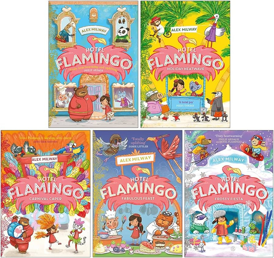 Hotel Flamingo Series 5 Books Collection Set By Alex Milway (Hotel Flamingo, Holiday Heatwave, Ca... | Amazon (UK)