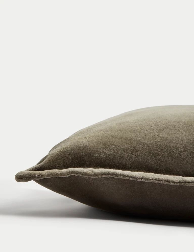 Pure Cotton Velvet Cushion | Marks & Spencer (UK)