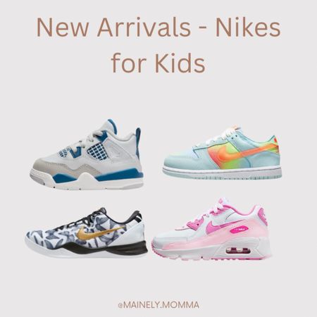 New arrivals for kids
Nikes

#sneakers #shoes #kids #toddlers #baby #boys #girls #nike #nikefinds #new #newarrivals #summeroutfit #springoutfit #outfit #outfitoftheday #ootd #trending #trends #moms #momfinds #Schooloutfit #casual #running #bestsellers #popular #favorites 

#LTKshoecrush #LTKbaby #LTKkids