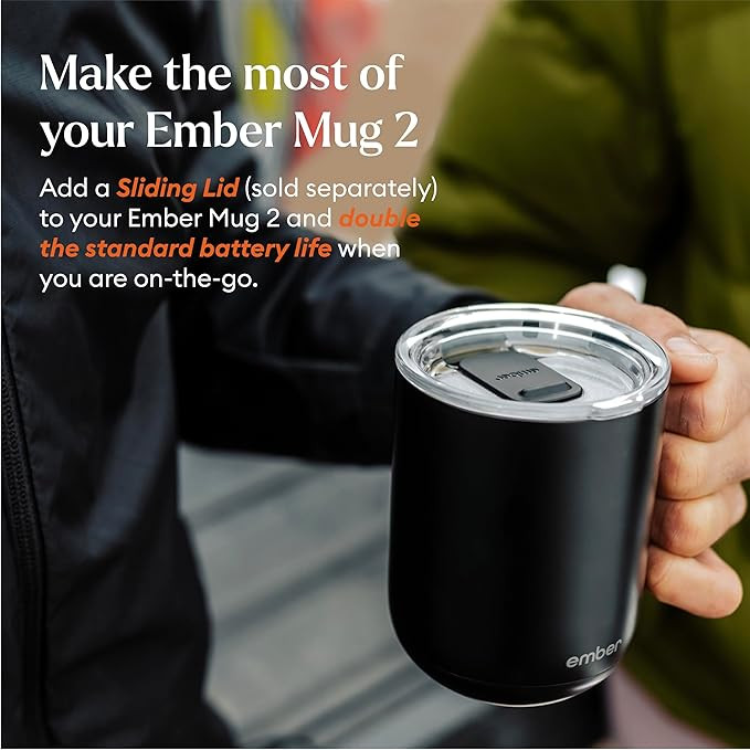 Ember Temperature Control Smart Mug 2, 14 Oz, App-Controlled Heated Coffee Mug with 80 Min Batter... | Amazon (US)