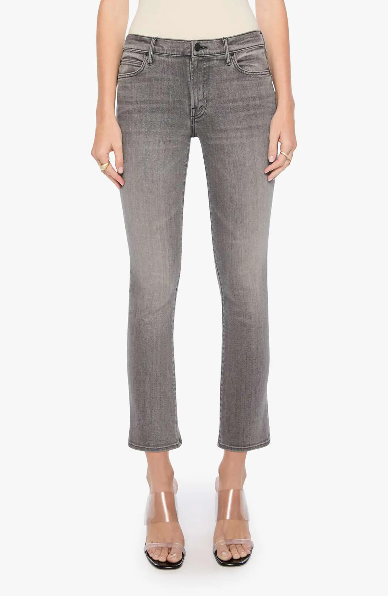 The Rascal Hover Mid Rise Ankle Slim Straight Leg Jeans | Nordstrom