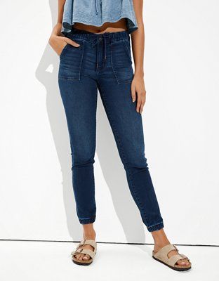 AE Ne(x)t Level Soft Knit High-Waisted Jegging Jogger | American Eagle Outfitters (US & CA)
